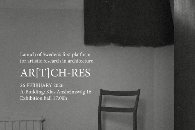 Chair and drapes in front of wall and window. Photo.