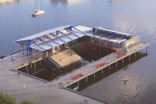 Project on Riverside of Malmö. Photorealistic rendering. 
