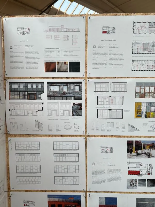 Architectural drawings. Photo.