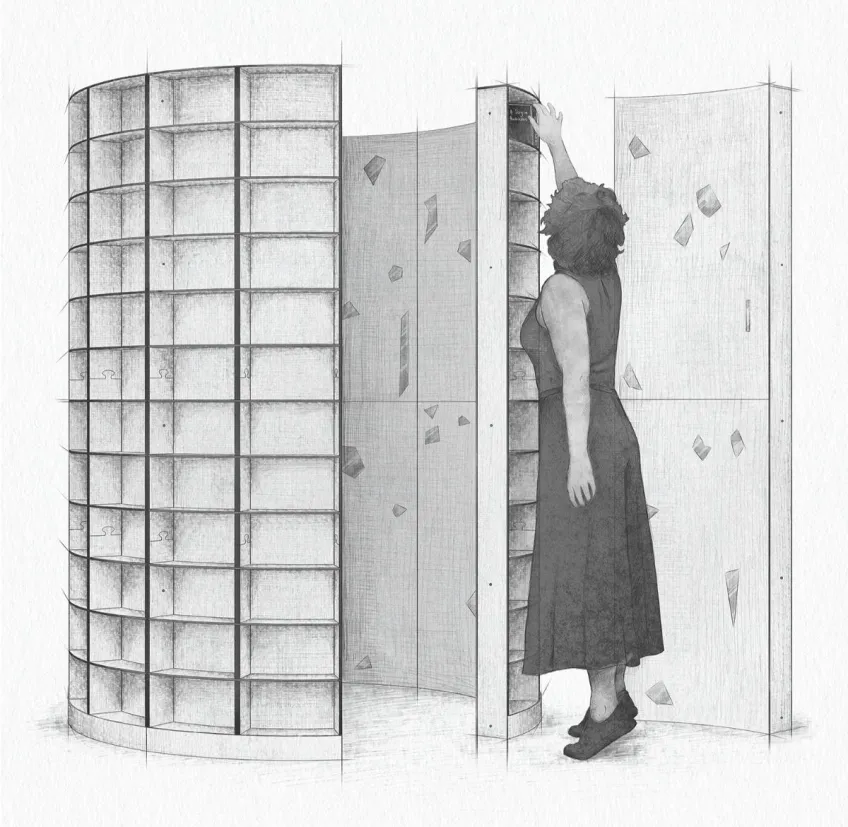 Fanny Kronander's degree project cover photo. Illustration.