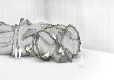 Farzaneh Aghamohammadhassani's degree project cover image. Illustration.