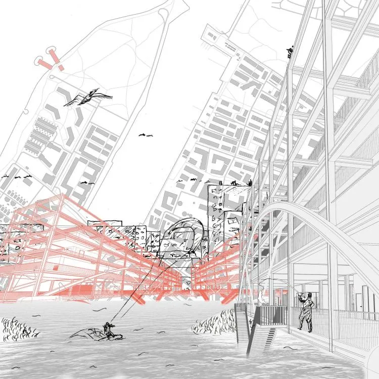 Navid Mirzaie's degree project cover photo. Illustration.