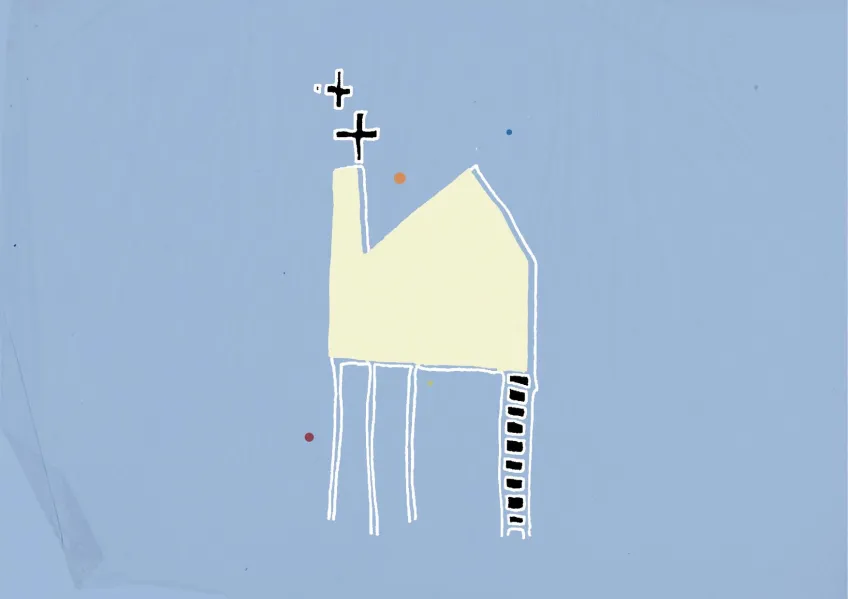 Saga Persson & Signe Rittfeldt's degree project cover photo. Illustration.