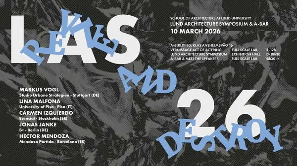 Graphic poster for LAS26. Illustration. 